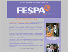 Tablet Screenshot of fespa.co.uk